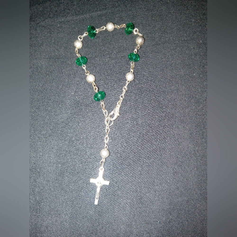 Saint Benedict Rosary Braclet Catholic Christian Jesus